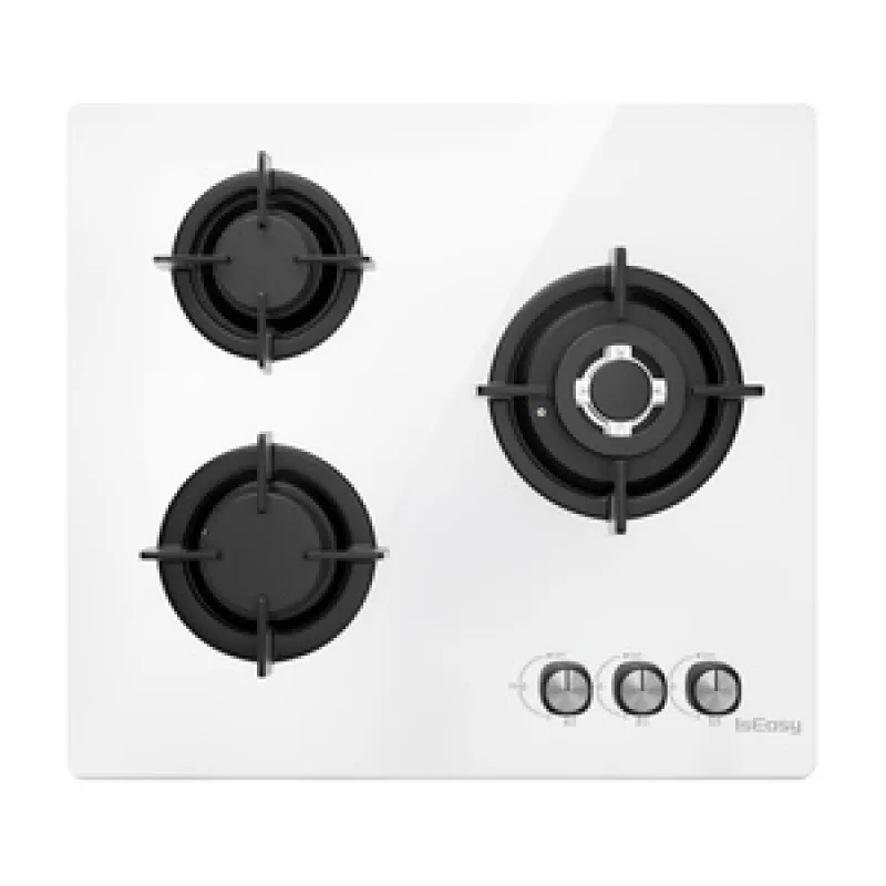 ISEASY MGBG-603 gaasipliit, 3 põletit (valge) universaalne