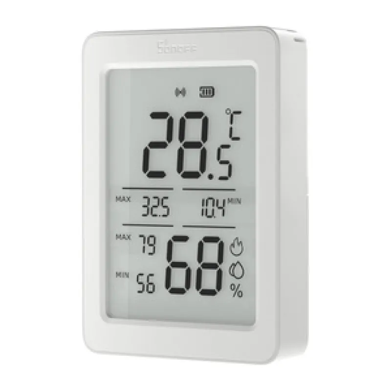 Sonoff AirGuard TH SNZB-02DR2 ZigBee LCD Temperatuuri ja Niiskuse Sensor Universaalne