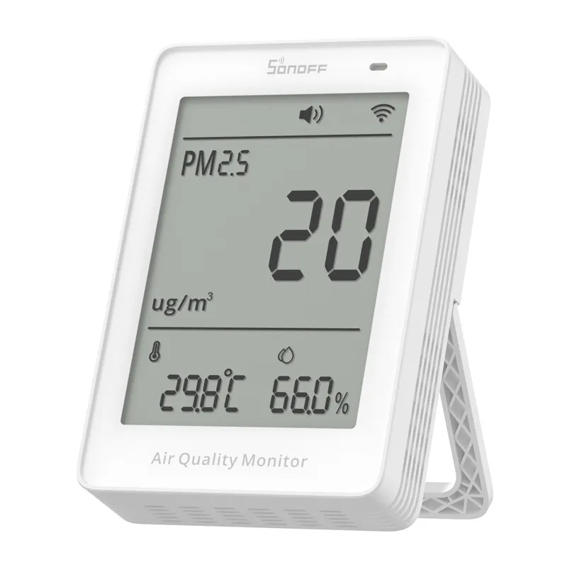 Sonoff AirGuard PM2.5 SAWF-07P WiFi LCD Õhukvaliteedi Monitor universaalne