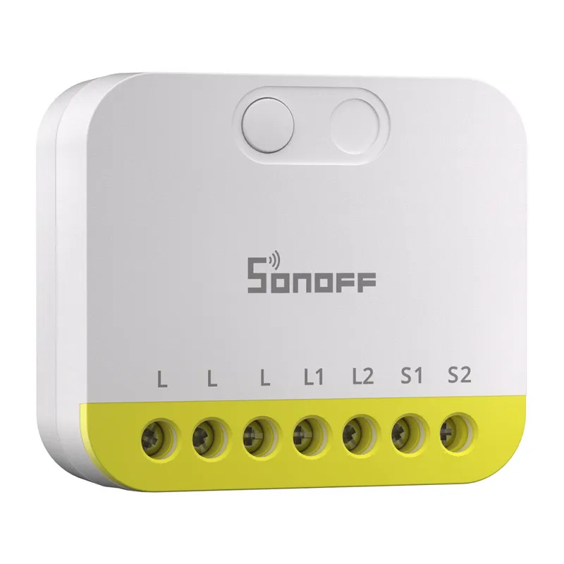Kaksikanaliline mini lüliti ilma N Sonoff MINI-ZB2GS-L ZigBee universaal