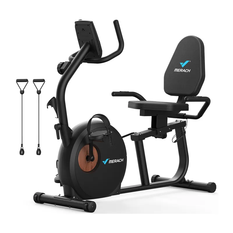 MERACH MR-S23B1-EU recumbent treeningratas (must) universaalne