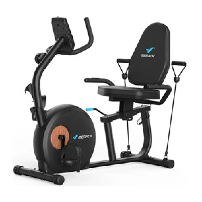 MERACH MR-S23B1-EU recumbent treeningratas (must) universaalne