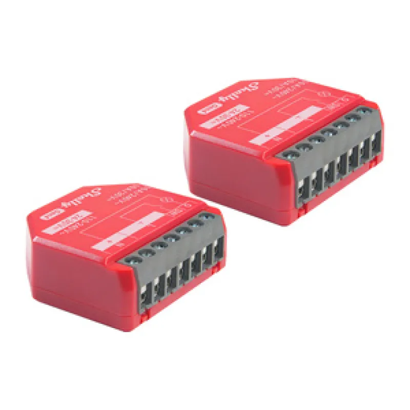 Komplekt 2 Shelly 1PM Gen4 Zigbee/Matter juhtimisseadmeid universaalne