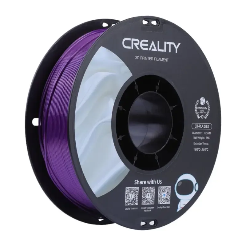 CR-Silk PLA filament Creality (Lilla) universaalne