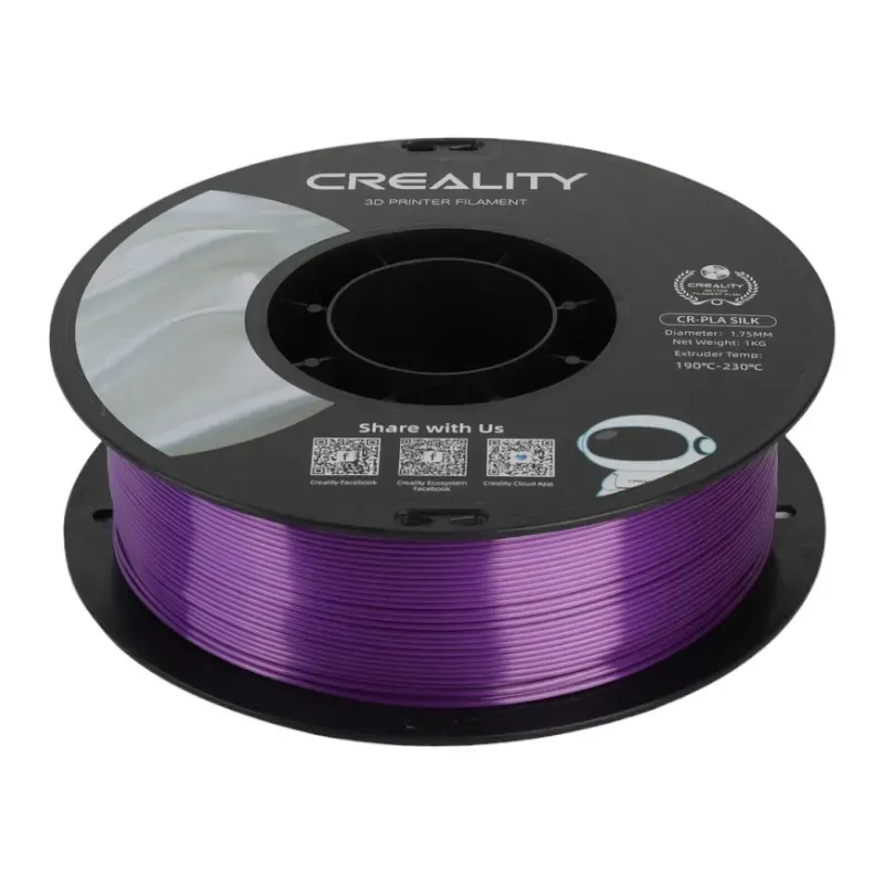 CR-Silk PLA filament Creality (Lilla) universaalne
