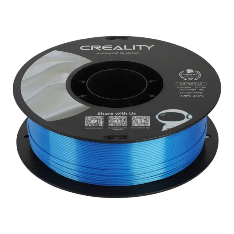 CR-Silk PLA filament Creality (Sinine) universaal
