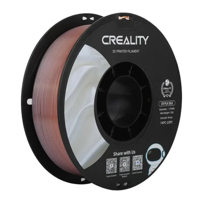 CR-Silk PLA filament Creality (Vikerkaar) universaalne