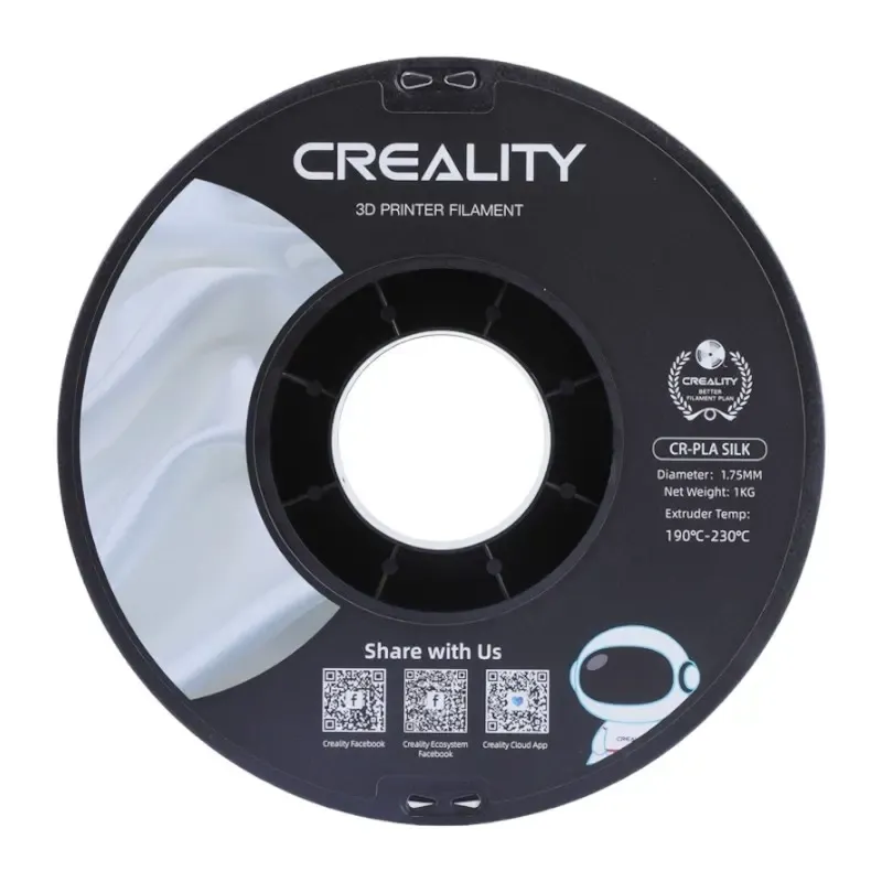 CR-Silk PLA filament Creality (Vikerkaar) universaalne