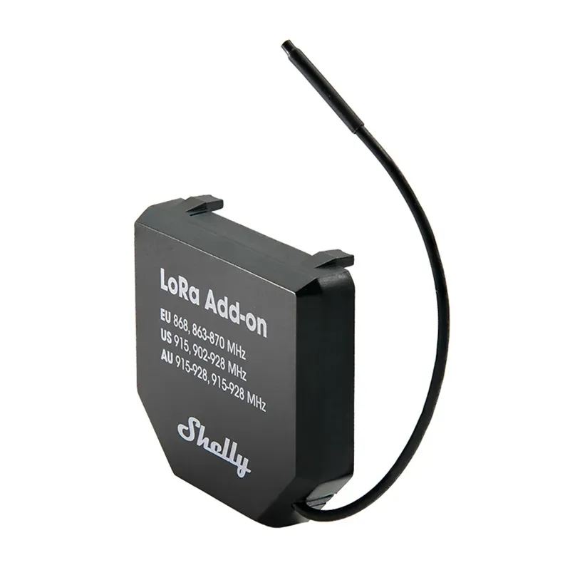 Komplekt 2 EU868 releed gen.3/4 Shelly LoRa Add-on universaalne