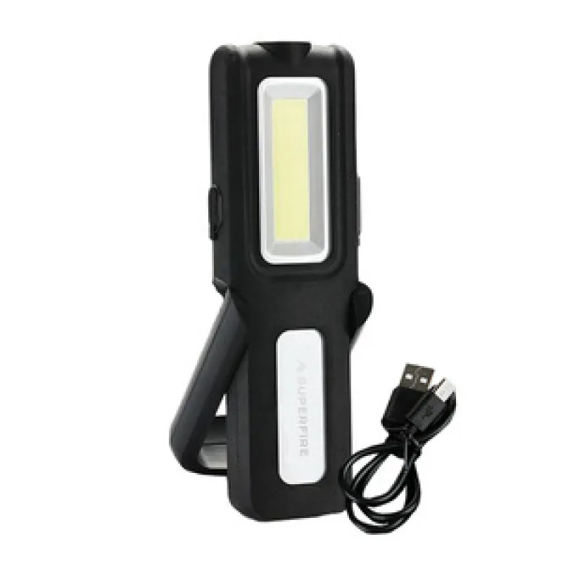 Töötoast taskulamp Superfire G12, 566lm, USB universaalne