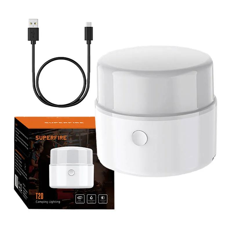 Kamp-lamp Superfire T20, 180lm, USB universaal