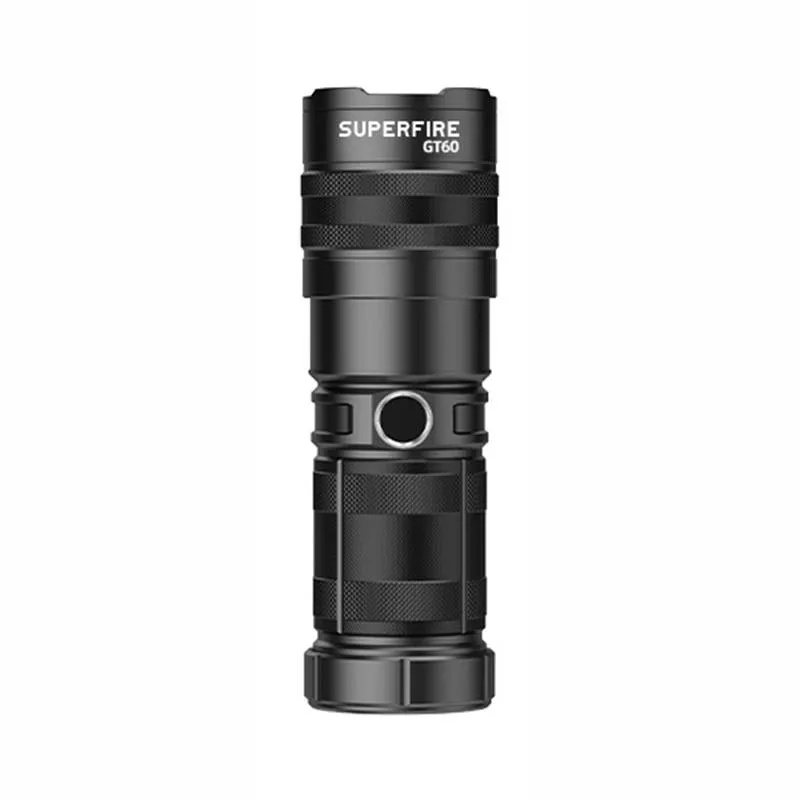 Superfire GT60 taskulamp - 2600 lm, 2 režiimi, USB-C universaalne