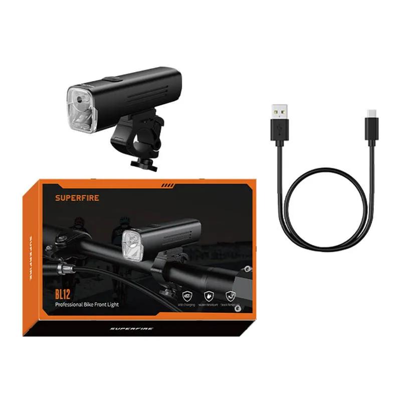 Superfire BL12 jalgrattatuli, 4800 mAh, USB, 2 režiimi universaalne