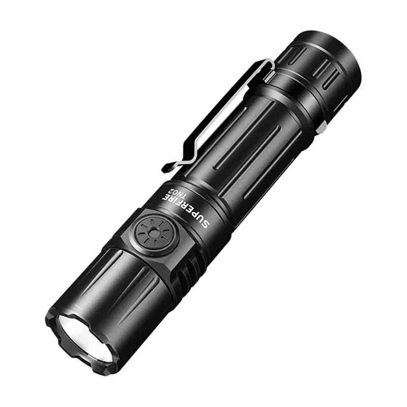 Superfire TN02 LED-taskulamp, 1800 lm, USB-C universaal