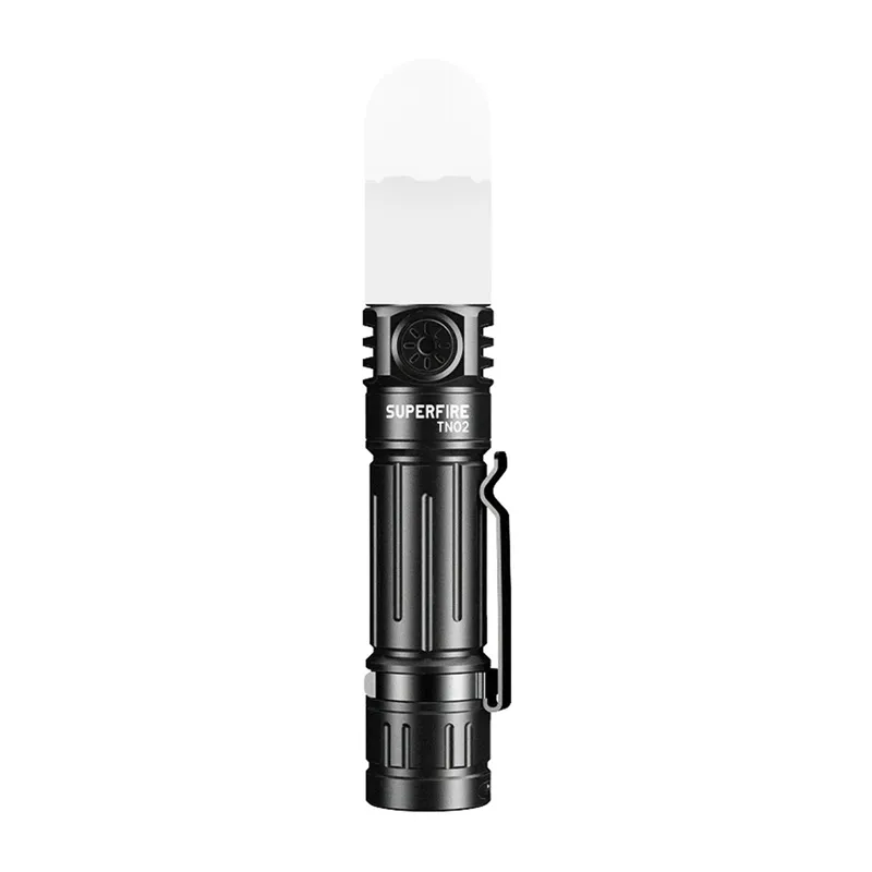 Superfire TN02 LED-taskulamp, 1800 lm, USB-C universaal