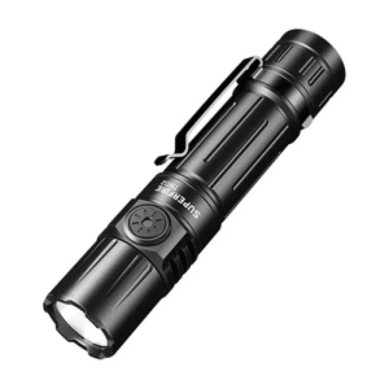 Superfire TN02 LED-taskulamp, 1800 lm, USB-C universaal