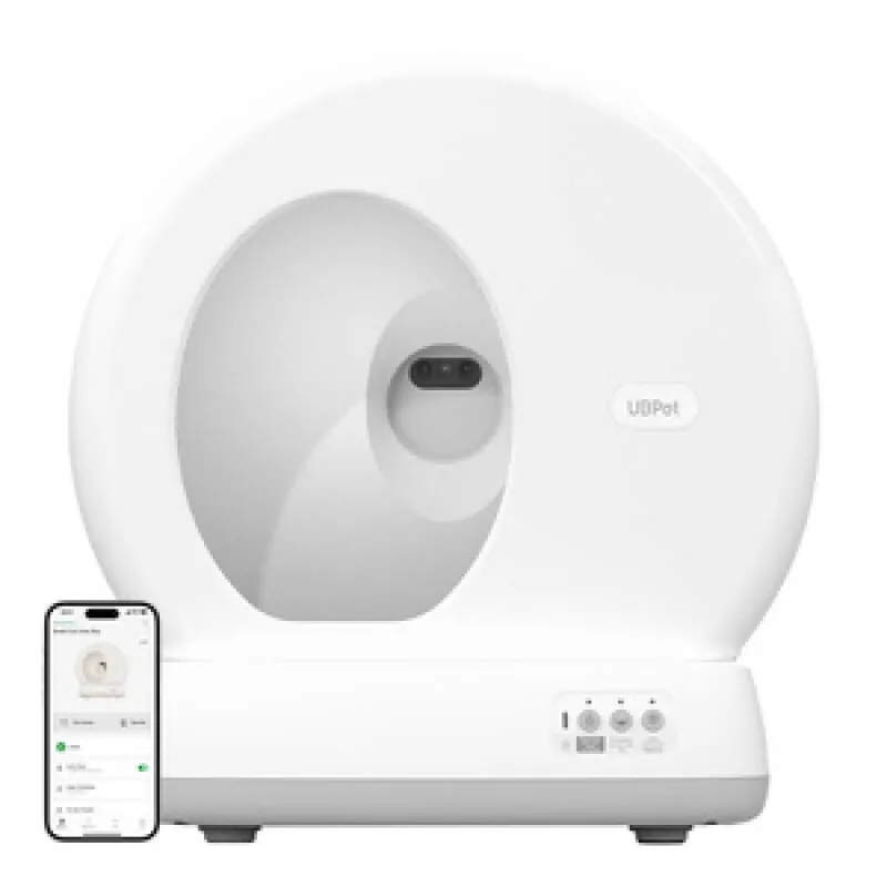 Intelligentne ise-puhastuv kassitualett koos kaameraga UBPet C10 Pro universaalne