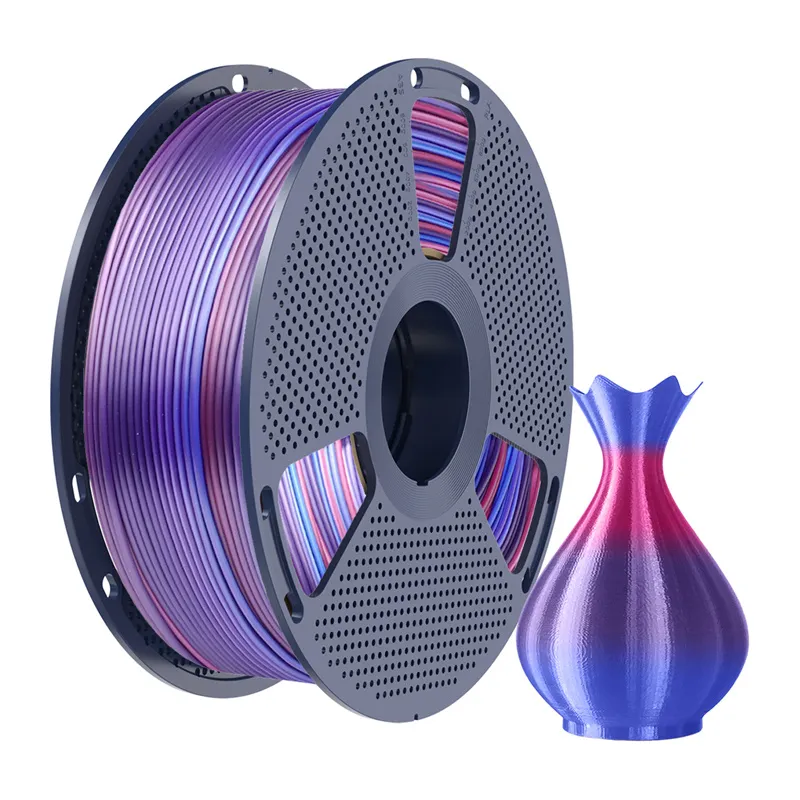 Sunlu PLA+ Silk Filament (Rainbow 02) universaalne