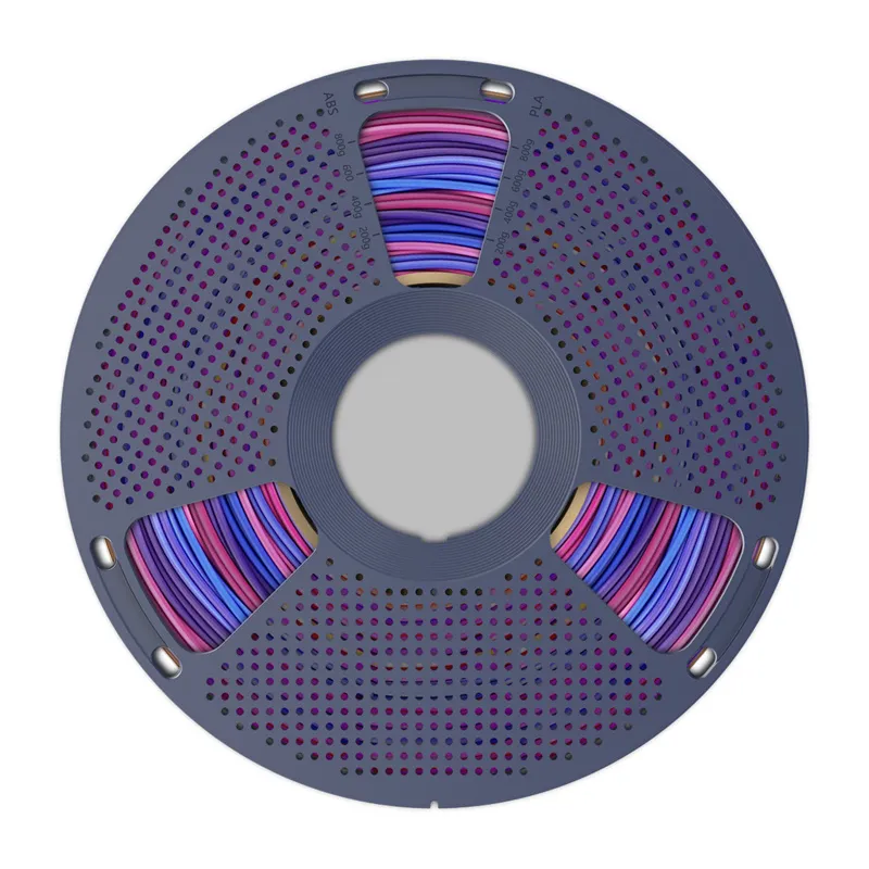 Sunlu PLA+ Silk Filament (Rainbow 02) universaalne