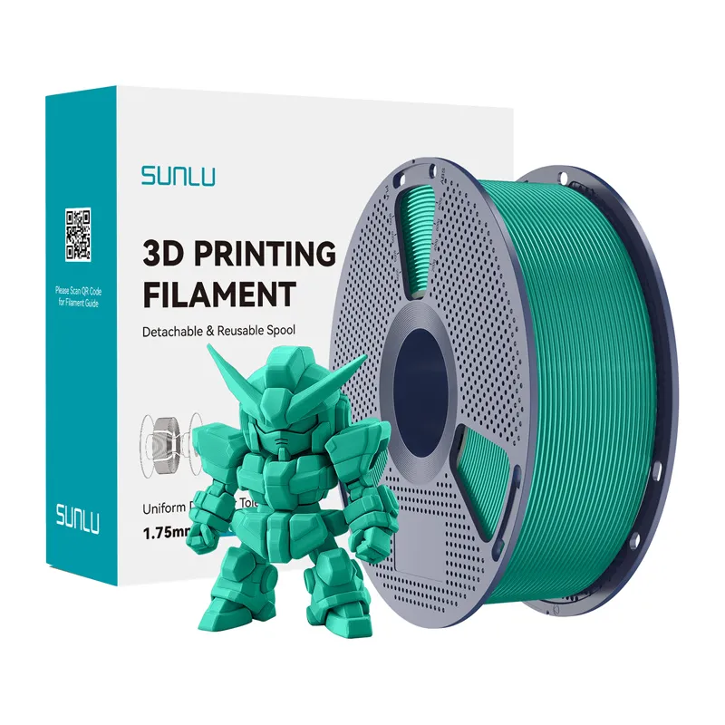 Sunlu PLA+ 2.0 rohelise rohu filament universaalne