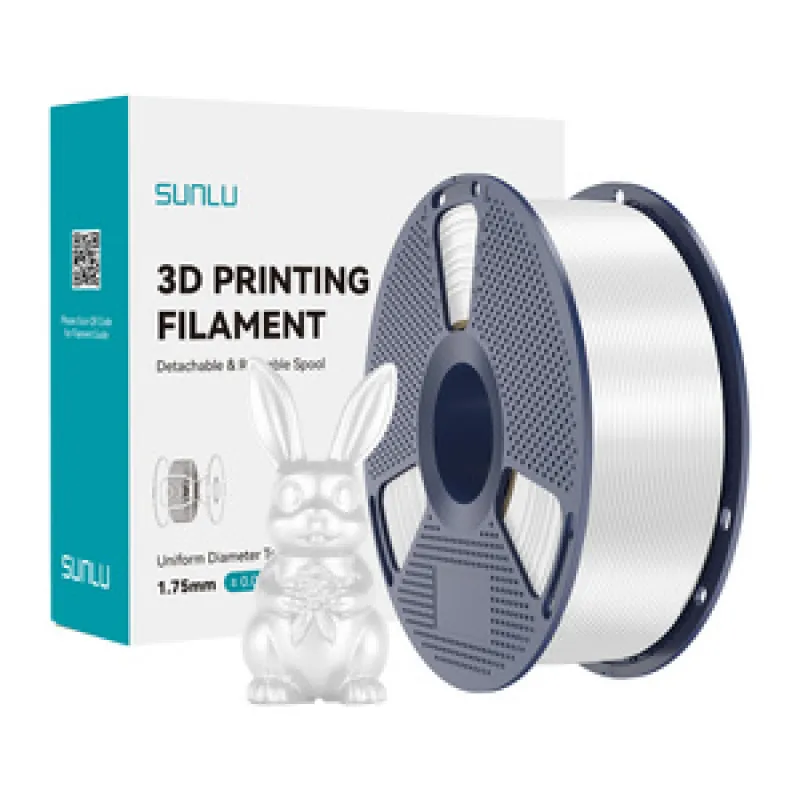 Sunlu PLA+ Silk Filament (Valge) universaal