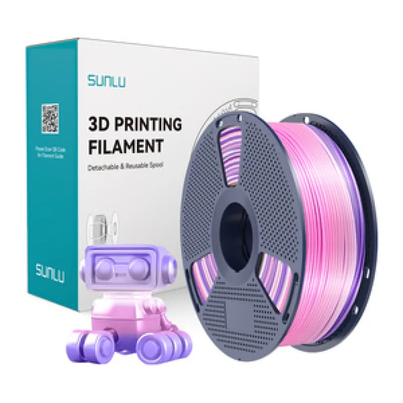 Sunlu PLA+ Silk Filament (Vikerkaar) 03 universaal