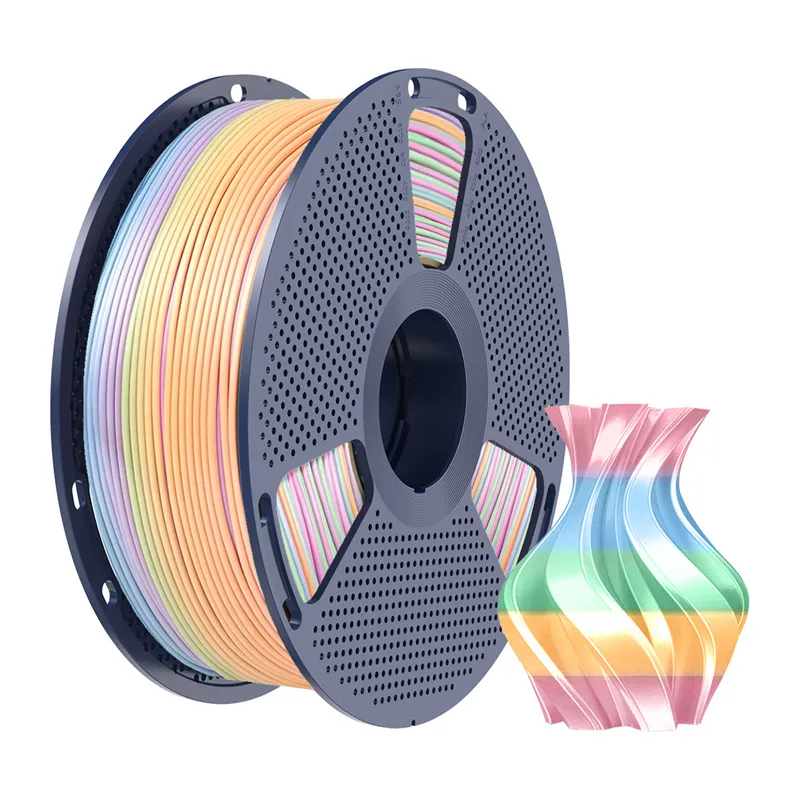 Sunlu PLA+ Silk Filament (Rainbow) 04 universaalne