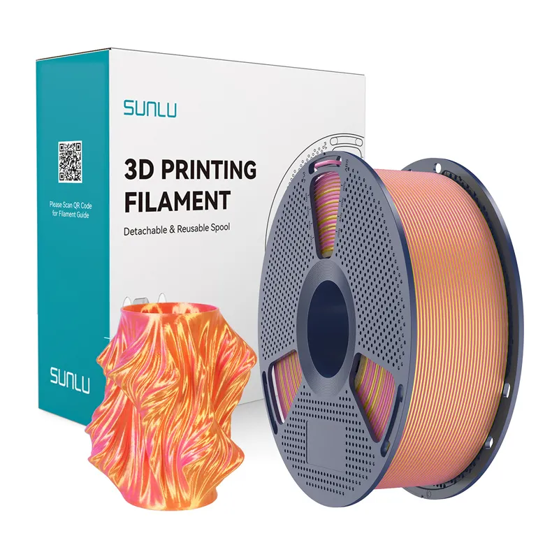 Sunlu PLA+ Silk Topeltvärviline filament (Roosa ja Kuld) universaalne