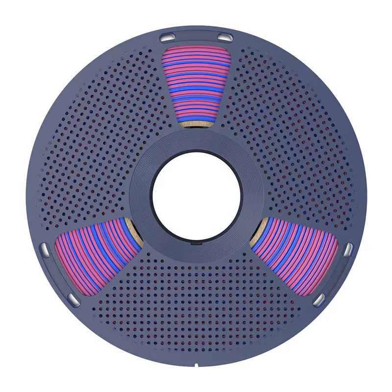 Sunlu PLA+ Silk Topeltvärviline filament (Punane ja Sinine) universaalne