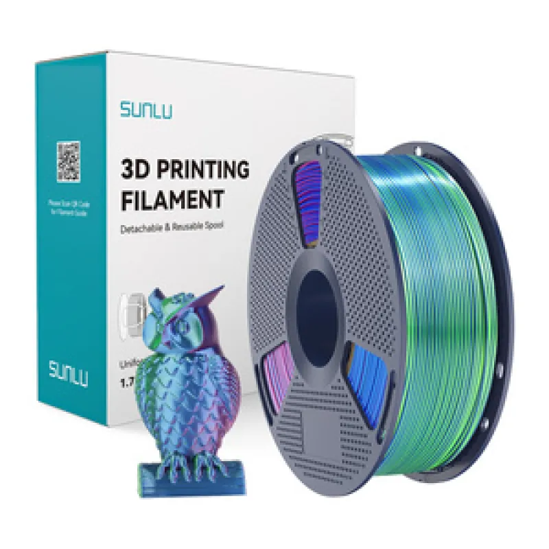 Sunlu PLA+ Silk Tri-Color Filament (sinine-roheline-lilla) universaal
