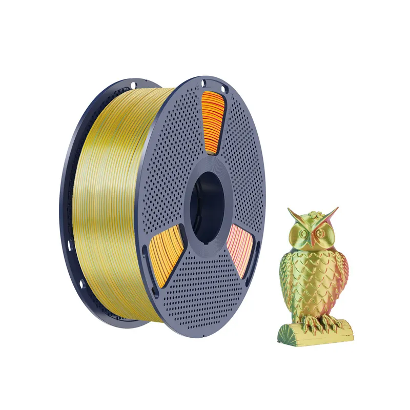 Sunlu PLA+ Silk Tri-Color Filament (punane, kollane ja roheline) universaalne