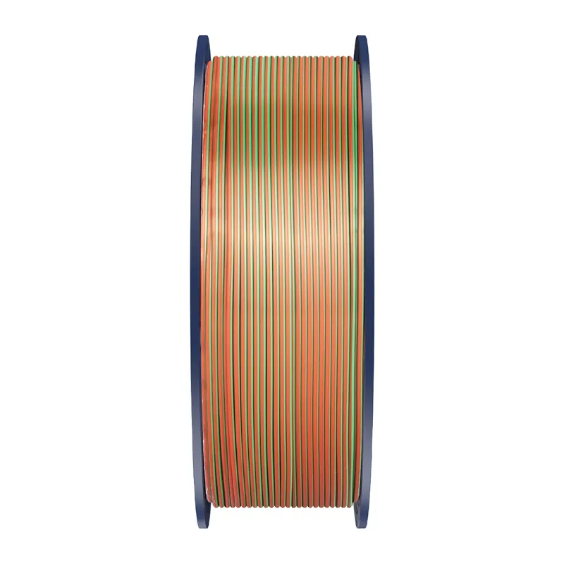 Sunlu PLA+ Silk Tri-Color Filament (oranž, sinine ja roheline) universaalne