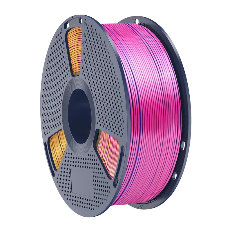 Sunlu PLA+ Silk Tri-Color Filament (punane, kollane ja sinine) universaalne