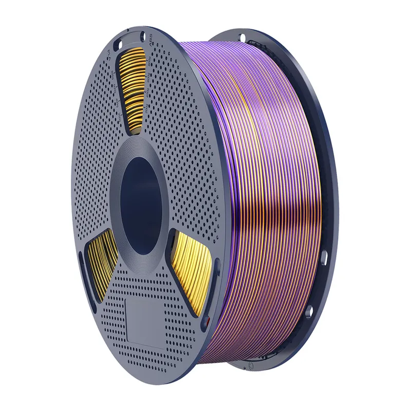 Sunlu PLA+ Silk Tri-Color Filament (Must, Kuld ja Lilla) universaalne