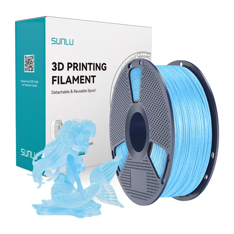 SUNLU PLA filament (Läikiv sinine) universaalne