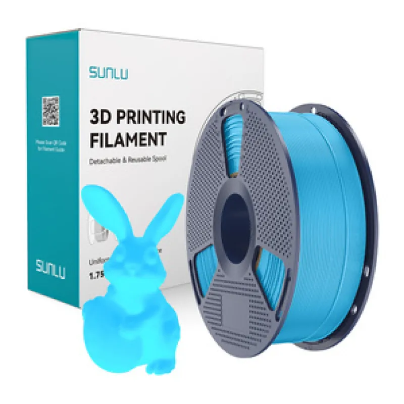 Filament Sunlu PLA Glow In The Dark (sinine) universaal