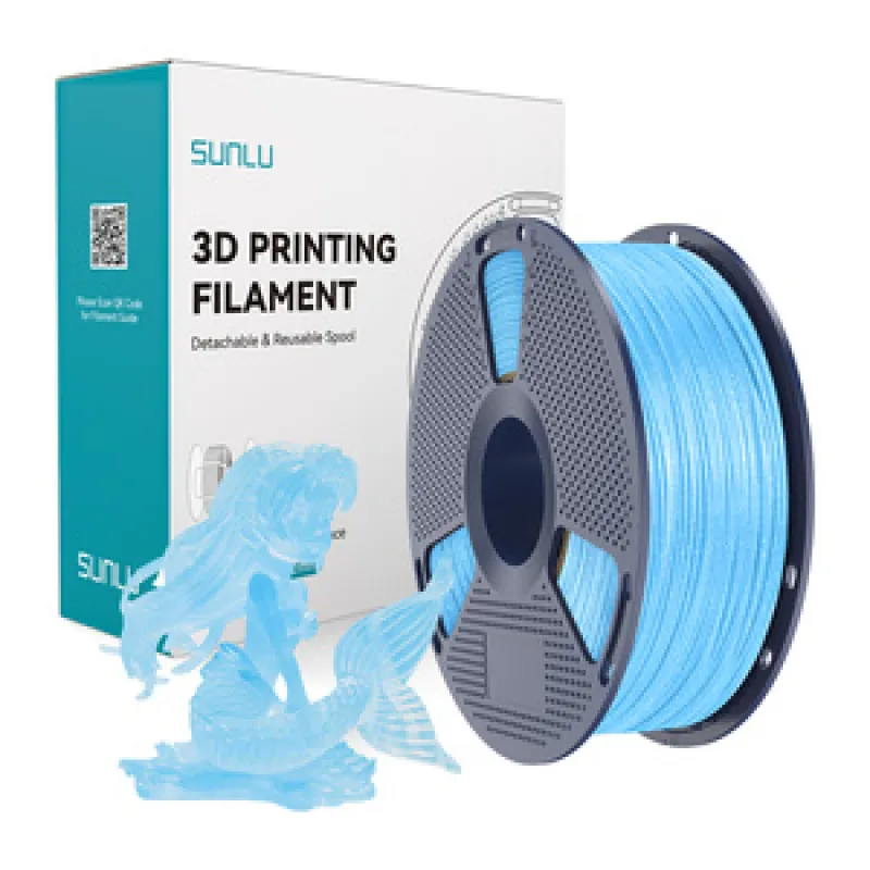 SUNLU PLA filament (Läikiv sinine) universaalne