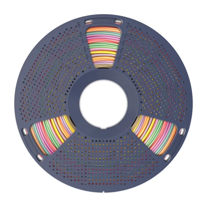 Sunlu PLA+ Silk Filament (Rainbow 01) universaalne