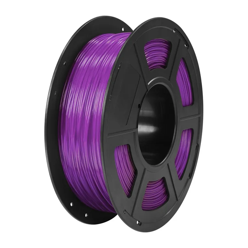 Anycubic TPU filament (läbipaistev lilla) 1 kg universaalne