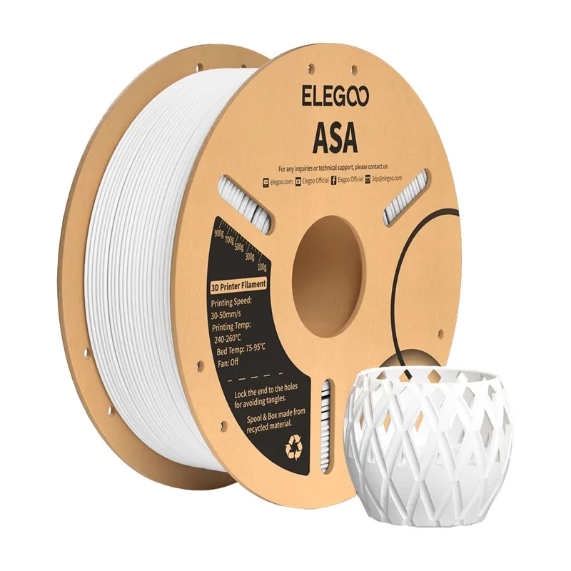 ASA ELEGOO filament (valge) universaalne