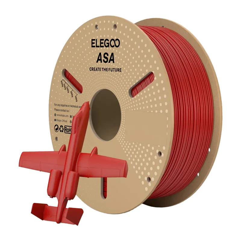 ELEGOO ASA filament (punane) universaalne