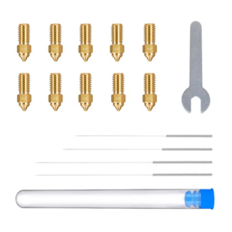 ELEGOO Neptune 4 / 4 Pro messinguklaasid komplekt (0,2 mm x2, 0,4 mm x4, 0,6 mm x2, 0,8 mm x2) universaal