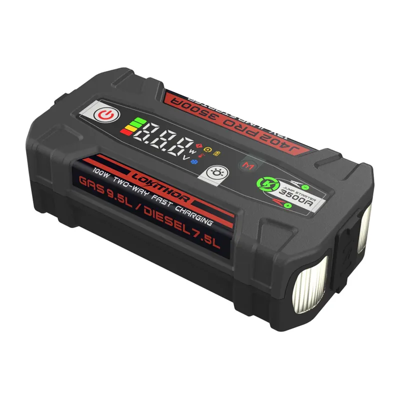 LOKITHOR J402 PRO 88,8 Wh 3500 A Ülemaailmne hädaabivoolikâivitus