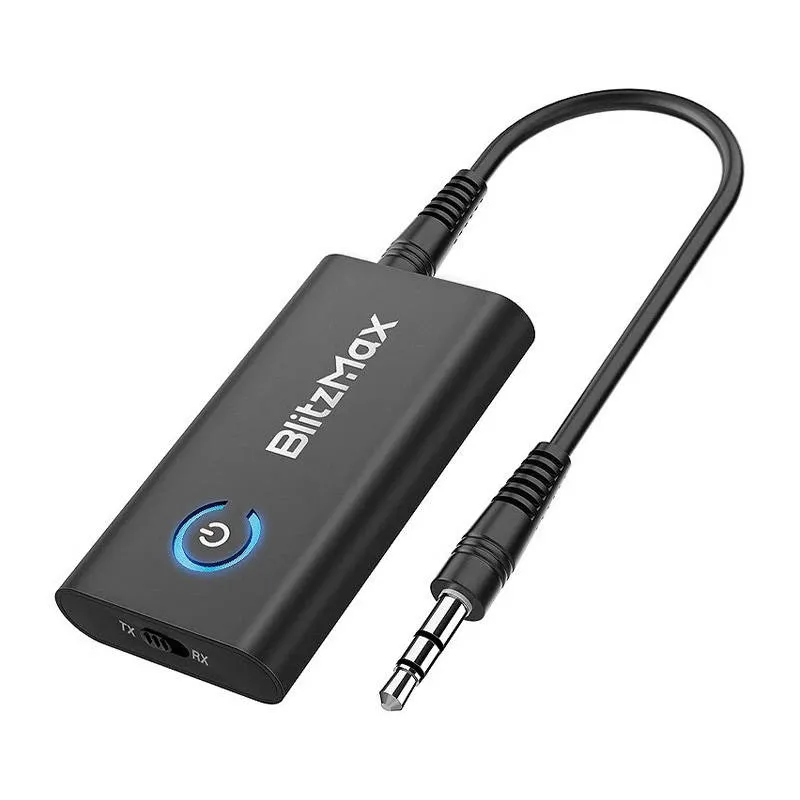 Bluetooth 5.2 saatja / vastuvõtja BlitzMax BT05, aptX universaalne