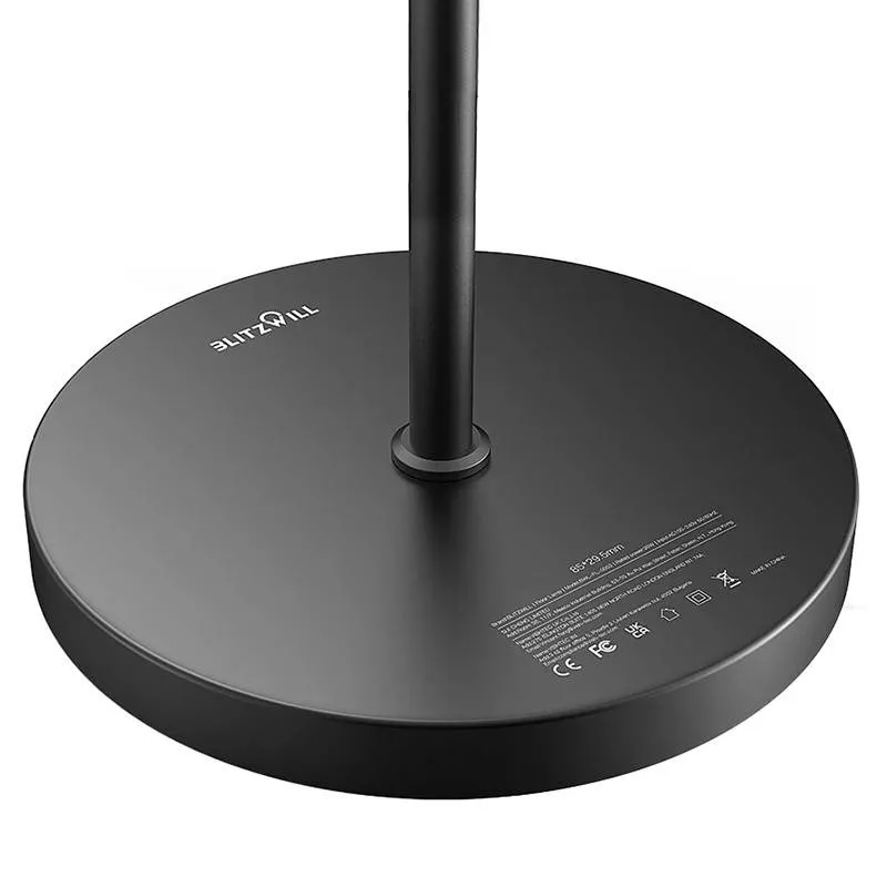 Topelt põrandalamp kaugjuhtimispuldiga BlitzWill BWL-FL-0001, 36W (must) universaalne