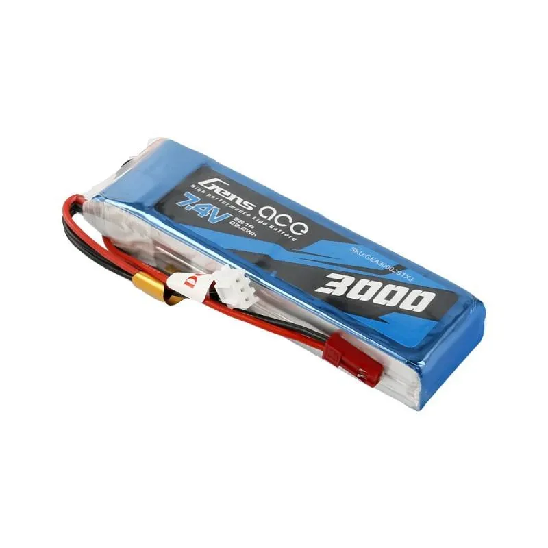 Aku Gens Ace 3000mAh 7.4V 1C 2S1P LiPo universaalne