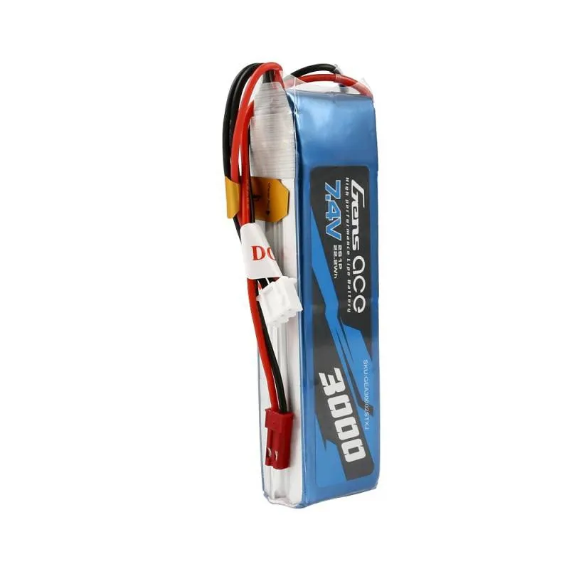 Aku Gens Ace 3000mAh 7.4V 1C 2S1P LiPo universaalne