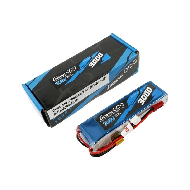 Aku Gens Ace 3000mAh 7.4V 1C 2S1P LiPo universaalne