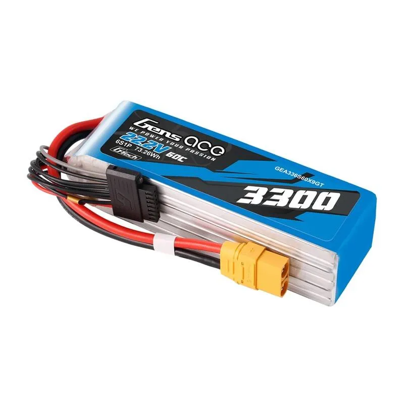 Aku Gens Ace G-Tech 3300mAh 22.2V 60C 6S1P XT90 universaalne