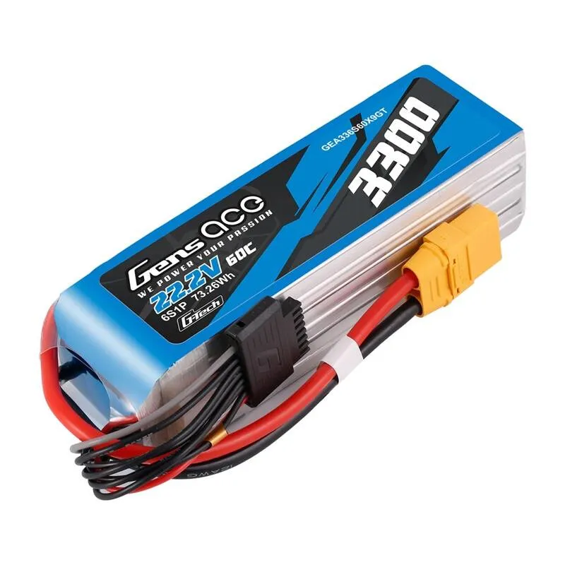 Aku Gens Ace G-Tech 3300mAh 22.2V 60C 6S1P XT90 universaalne